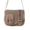 Myra Outlaw's Travels Leather Shoulder Bag in Rodeo Olive
