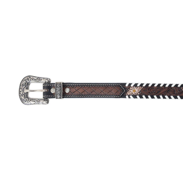 Wildrose Canyon Leather Kids' Belt in Bourbon Brown