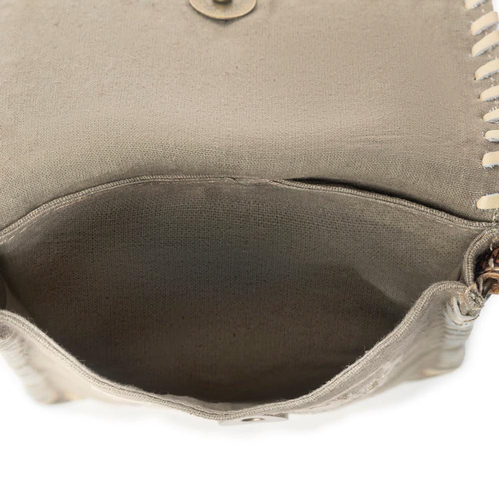 Myra Cheyenne Peaks Crossbody Bag in Dusty Olive