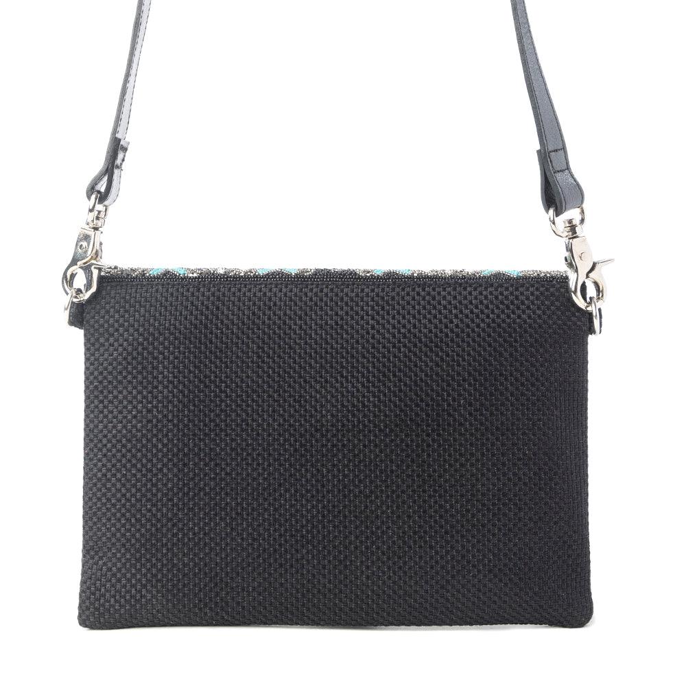 Myra Sahara Sky Crossbody Bag in Frosted Black
