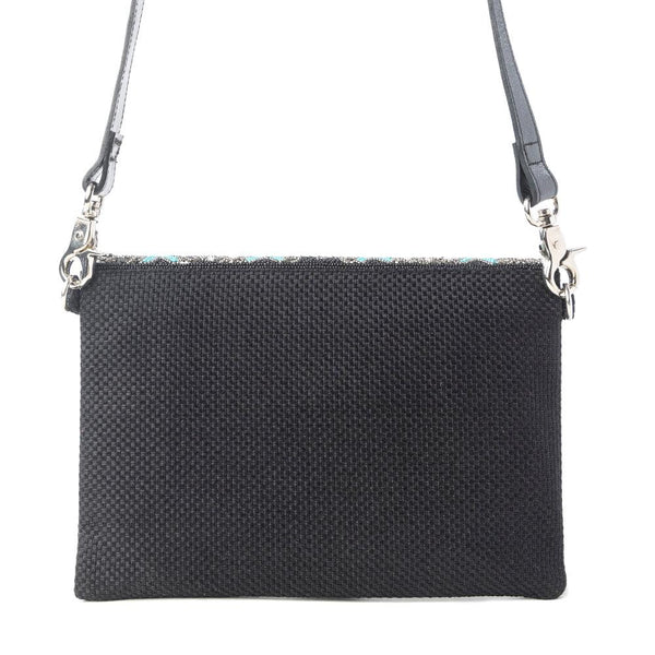 Myra Sahara Sky Crossbody Bag in Frosted Black
