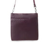 Myra Zidana Mirelle Woven Veg Tanned Leather Sling Bag in Mulberry Shine