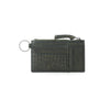 Myra Zidana Vino Braided Veg Tanned Leather Wallet in Moss Noir