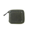 Myra Zidana Dante Men's Veg Tanned Leather Wallet in Army Ivy