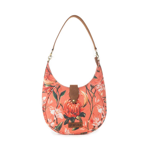 Myra Whispering Fields Shoulder Bag in Peach Paradise