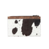Myra Hayride Hairon Leather Pouch for Women in black