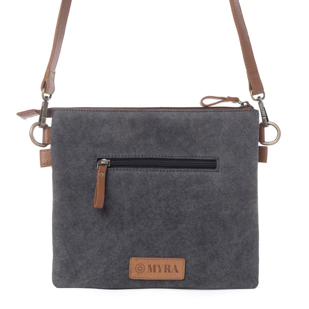 Myra Thunderpeak Concho Hairon Leather Bag in Fawn Sand