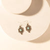 Myra Starburst Earrings for Women with Turquoise Center