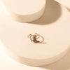 Myra Wild Step Boot adjustable ring for Women with engraved boot centerpiece for premium western wear