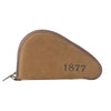 Myra Frontier Mark Cotton Leather Gun Case in Antique Olive