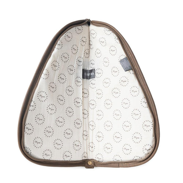 Myra Saddle Range Cotton Leather Gun Case in Antique Olive