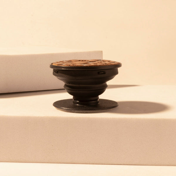 Myra Magnolia Trail Phone Socket for Women in brown with handtooled detail for everyday use