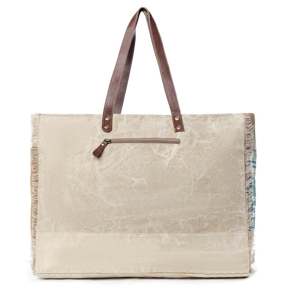 Blue Whales Bay Weekender Bag