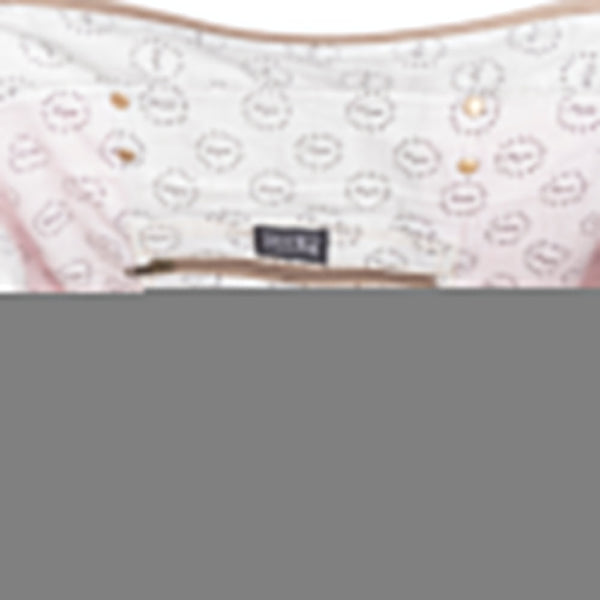 Myra Queen Creek Weekender Bag in Pink - Spacious Leather Travel Tote with Patchwork, Leather Handles, and Playful Retro Vibes