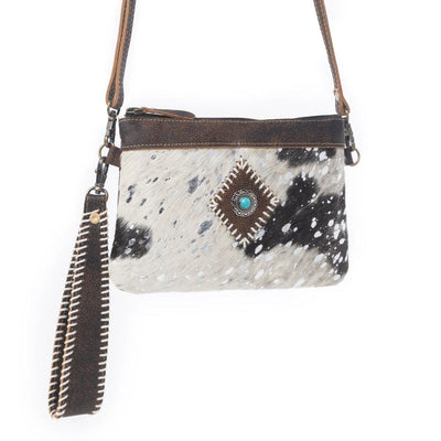 Eye of the Goddess Crossbody Bag in Black