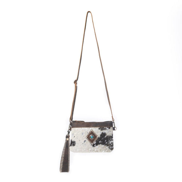 Eye of the Goddess Crossbody Bag in Black