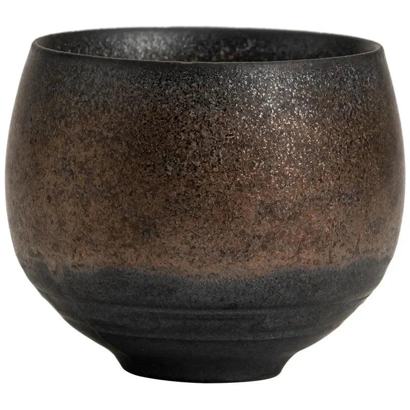 Japanese Handmade Ceramic Tea Cup | Antique Kung Fu Tea Set
