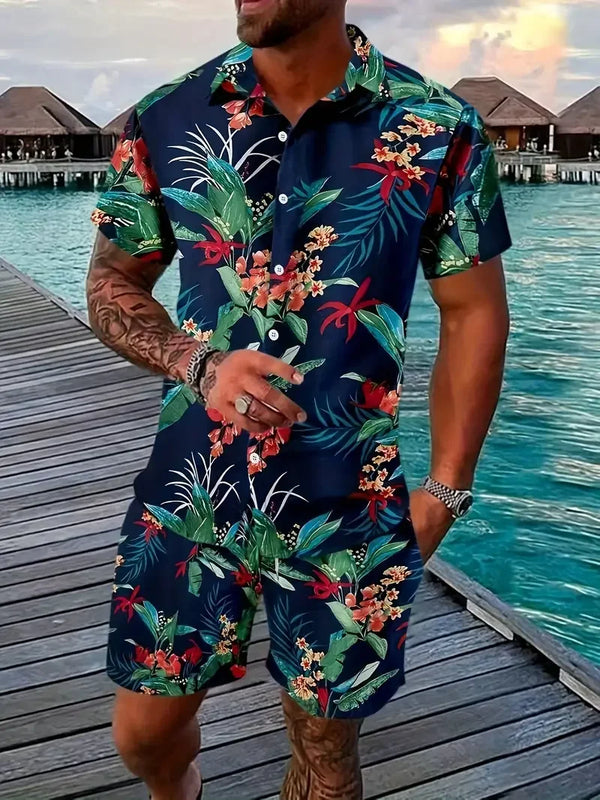 Men streetwear two piece Beach set - Sexikinis Swim