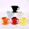Ceramic Coffee Dripper – Engine-Style Pour Over (Reusable, 1–4 Cups)