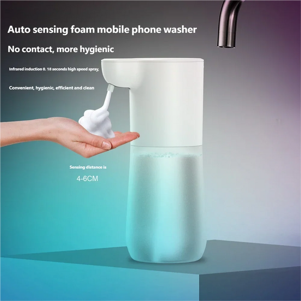 HOMEFISH Smart Sensor Automatic Soap Dispenser 350ml USB Charging Contactless Soap Foam Dispenser Hand Sanitizer Machine