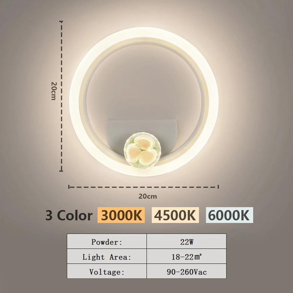 Nordic Wall Lights Rotatable Golden Bird LED Interior Wall Sconce Dimmable Acrylic Creative Wall Lamp Bedroom Bedside Night Ligh