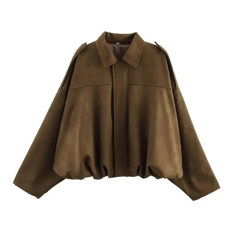 Autumn Jackets Women's 2025 New Fashion Autumn Elegant Loose Long Sleeve Women's Warm Coats Chic Street Youth Casual Jackets