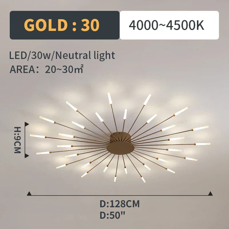 LED Fireworks Pendant Lamp