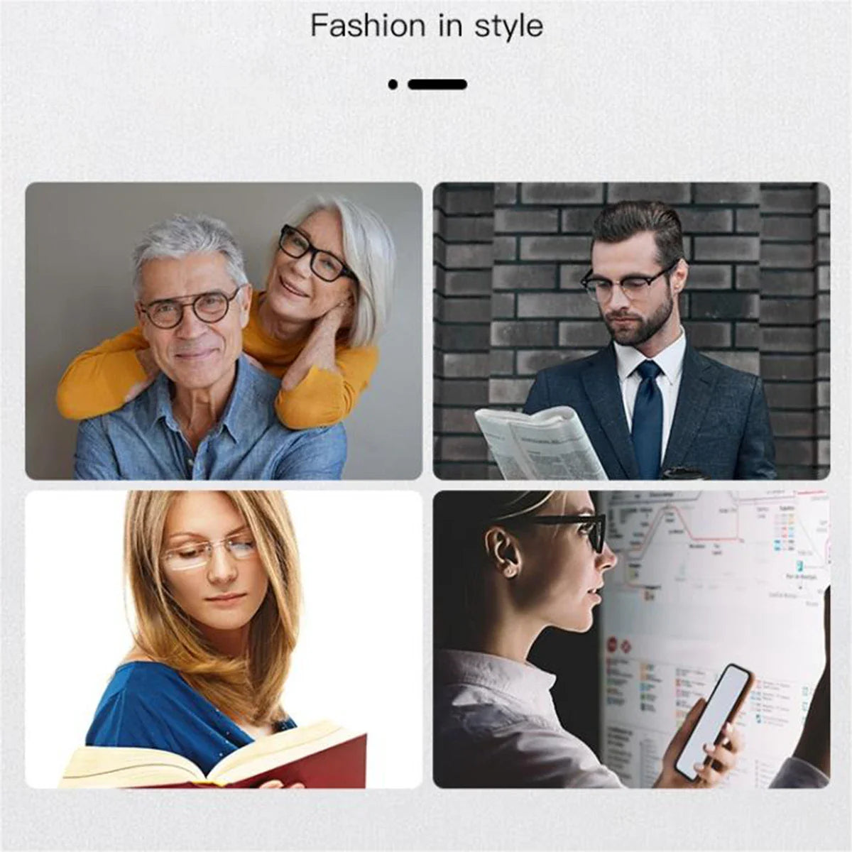 BARCUR Trendy Square Reading Glasses for Men and Women Blue Light Blocking Computer Glasses Clear Lens Presbyopic Readers Stylish Eyewear for Summer Indoor and Outdoor Use