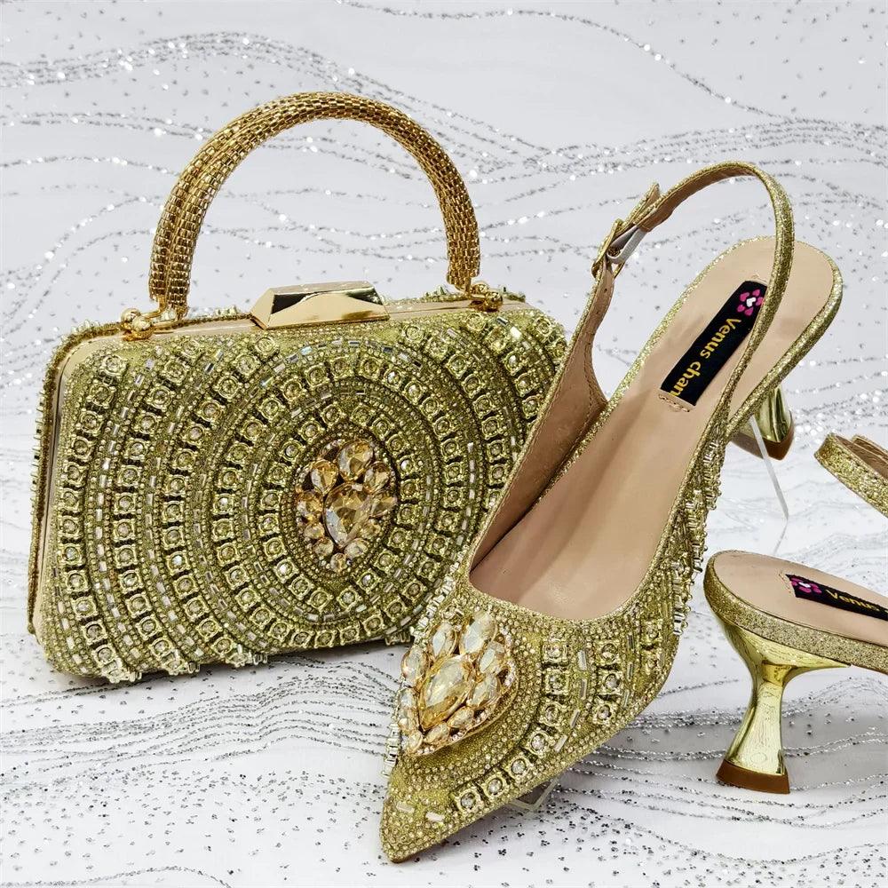 Charming Shoes And Bag Matching Set HVC1-2