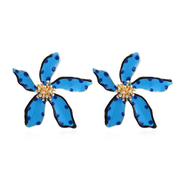 Sweet Big Flower Stud Earrings - Sexikinis Swim - Gifts for You 'n Me