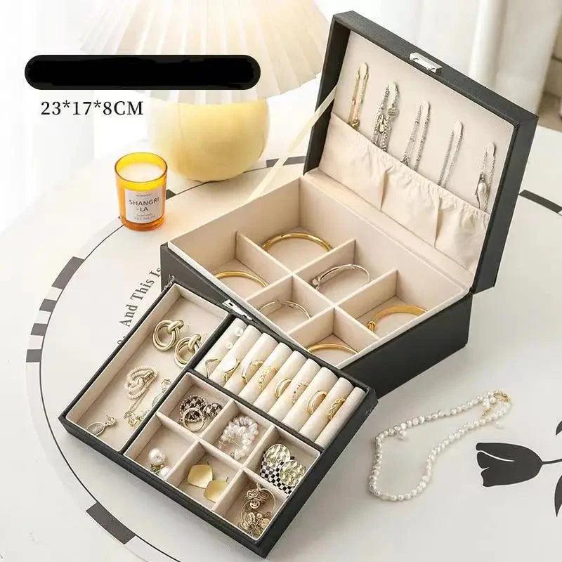 Jewelry Storage Box – Necklace & Earrings Organizer for Gifts