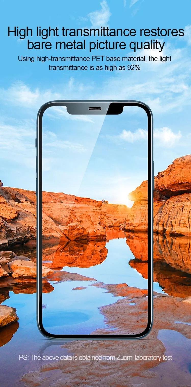 4PCS Tempered Glass for iPhone 11 12 13 Pro XR X XS Max Screen Protector on for iPhone 14 Pro Max Mini 7 8 6 6S Plus 5S SE Glass Tempered Glass Pad Full Screen Screen Protector