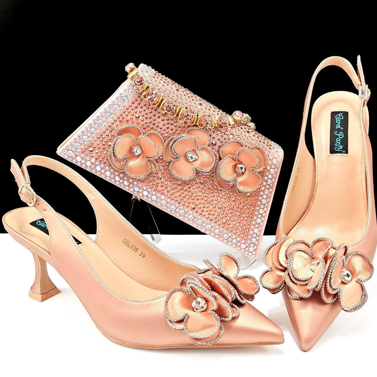 Italian Shoes And Bag Sets For Evening Party ED128