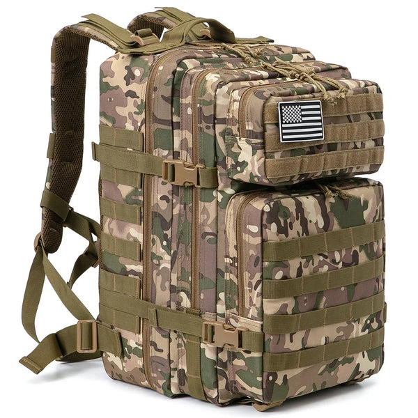 Tactical Backpacks Outdoor 45L Large Capacity Man 3 Days Molle Hking Bags For Outdoor Trekking Camping Backpack
