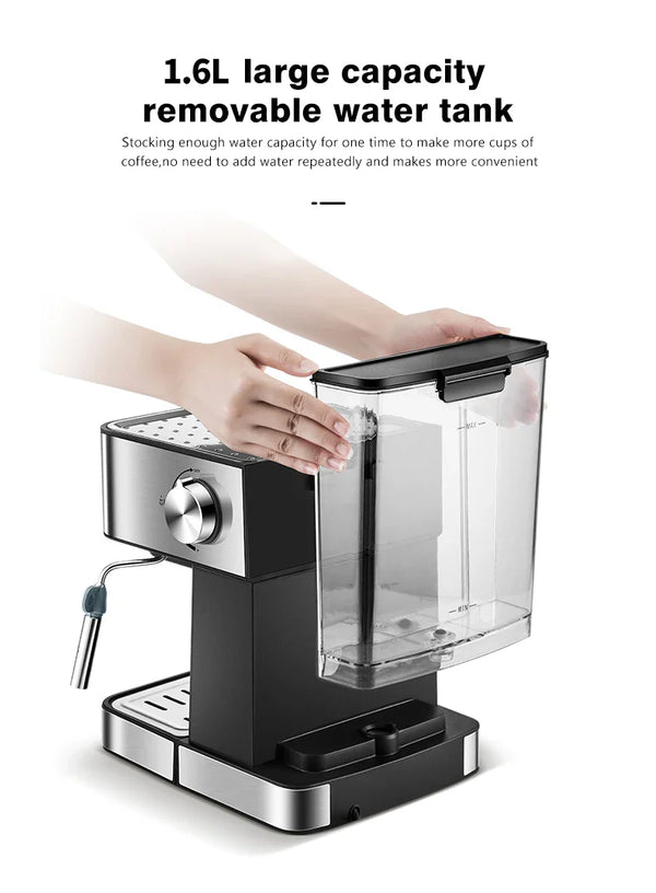 Semi-Automatic Espresso Machine 20Bar High Pressure Extractor 3-in-1