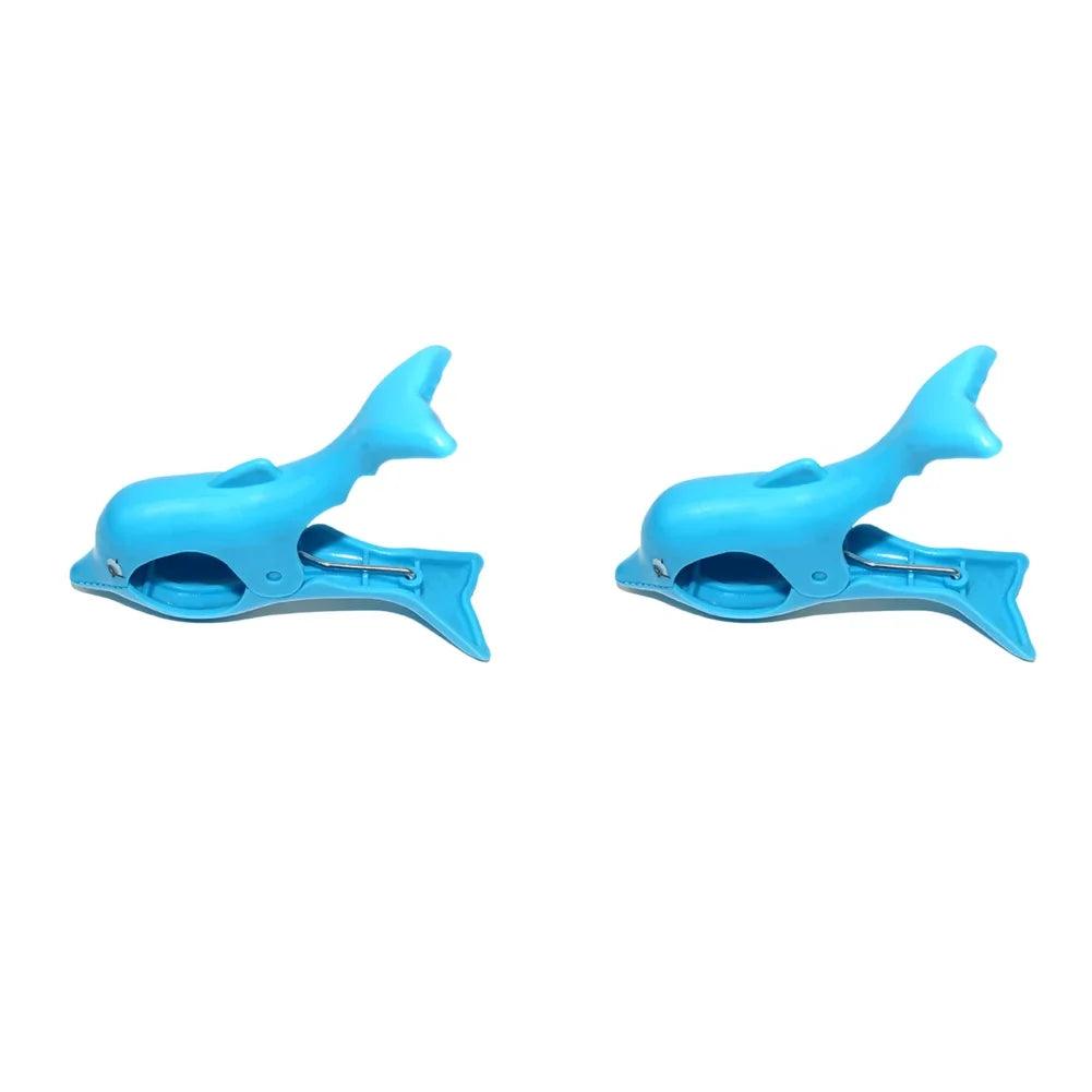 Cute Plastic Beach Towels Clips Large Drying Racks Retaining Clip Windproof Clothes Pegs Pins Animal Decorative Clothespins