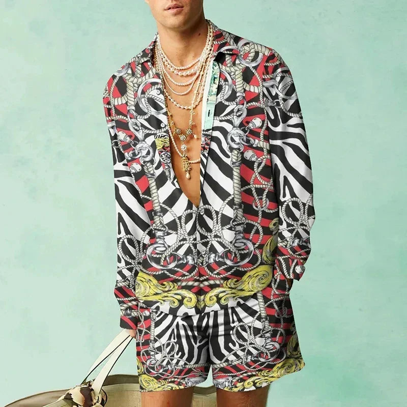 Luxury European Beach shorts set - Sexikinis Swim