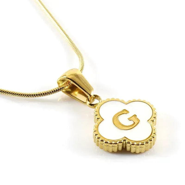 Lucky Clover Stainless Steel Pendant Necklace - Sexikinis Swim - Gifts for You 'n Me