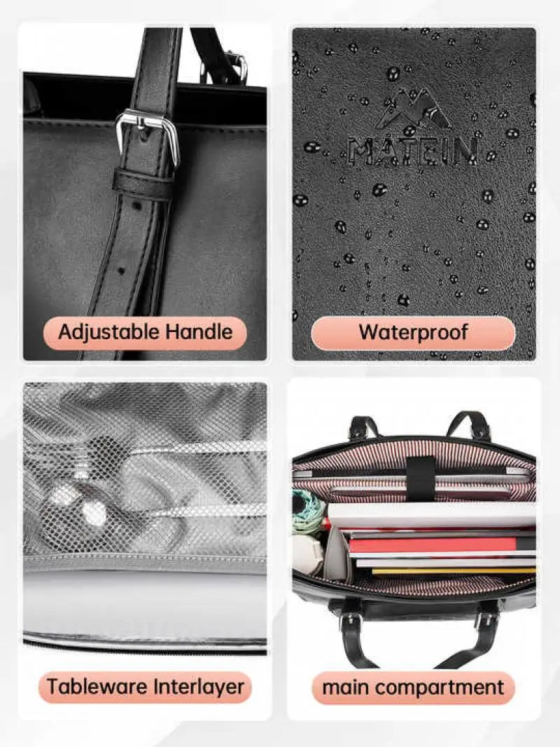 2In1 Insulated Handbag Travel Waterproof Large Capacity Women Tote Bag Picnic Lunch Box Multifunctional Outdoor Travel Bag