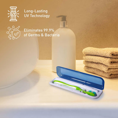 Pursonic UV Toothbrush Sanitizer & Portable Toothbrush Sterilizer Bundle – Dual Protection for a Cleaner Smile Anywhere