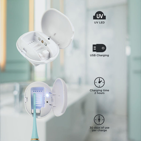 Pursonic UV Toothbrush Sanitizer & Portable Toothbrush Sterilizer Bundle – Dual Protection for a Cleaner Smile Anywhere
