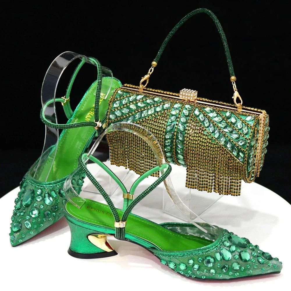High Quality Ladies Shoes And Bags Set HAQ1-5