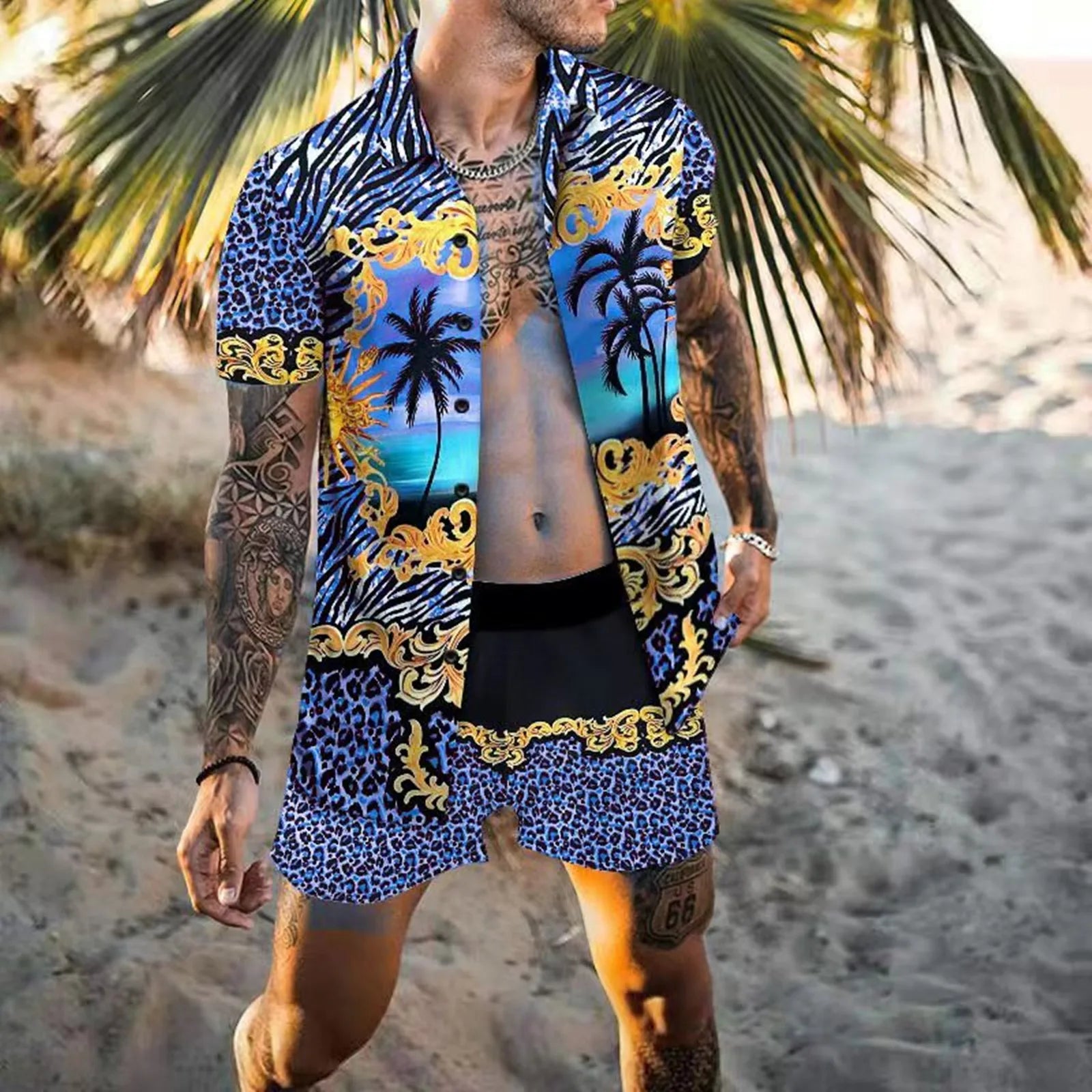 Designer style men two piece Beach set - Sexikinis Swim