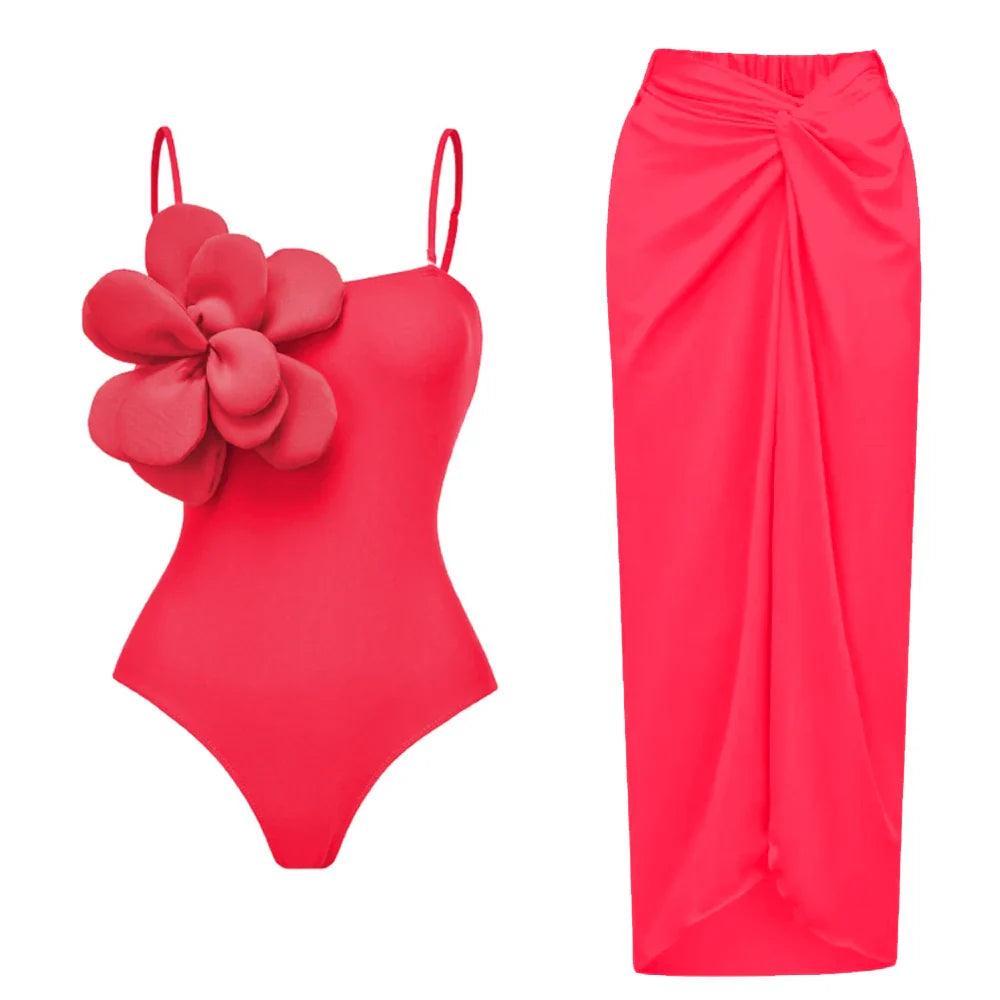 Hibiscus one piece swimsuit - Sexikinis Swim