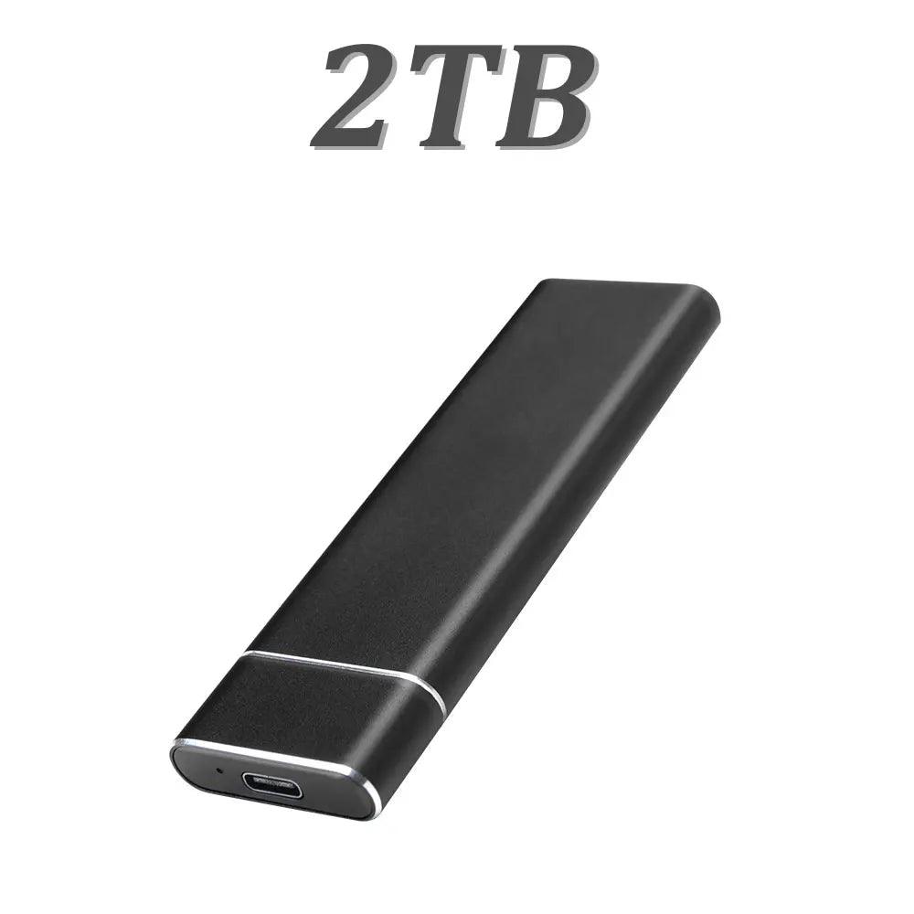USB 3.1 high-speed external portable hard drive 4TB large capacity portable SSD solid state drive suitable for laptop MAC/PC