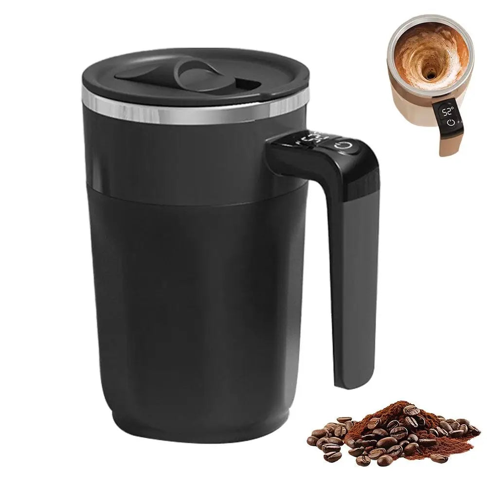 Automatic Stirring Mug - Stainless Steel Drinkware