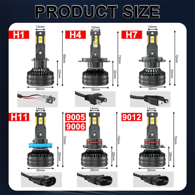Lifestyle Lights Vision Series LED Headlight Kit
Plug & Play • Ultra Bright • Error-Free • Long Lasting
