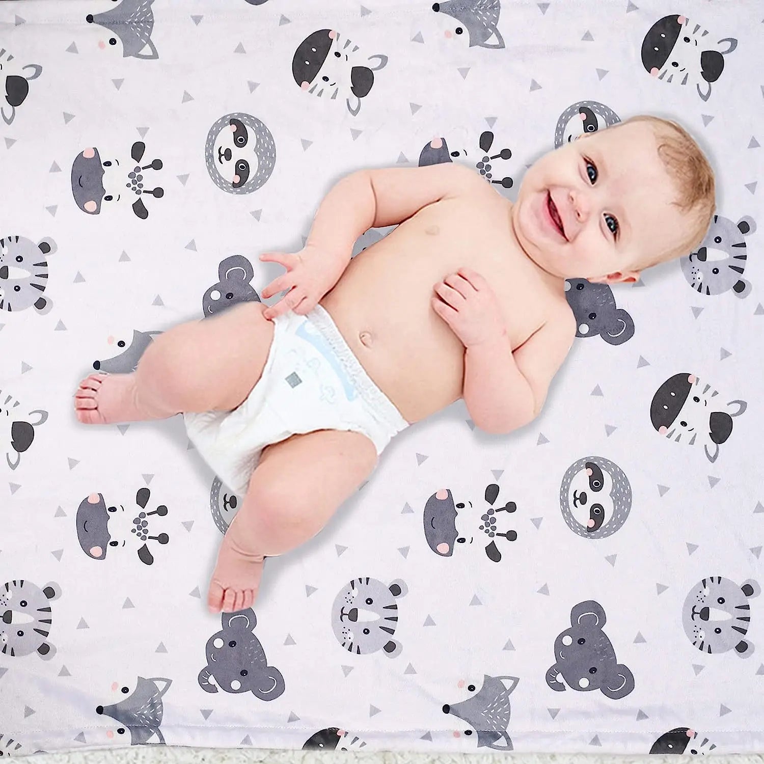 Cotton Baby Swaddle Receiving Blankets - 39.37x29.5inch