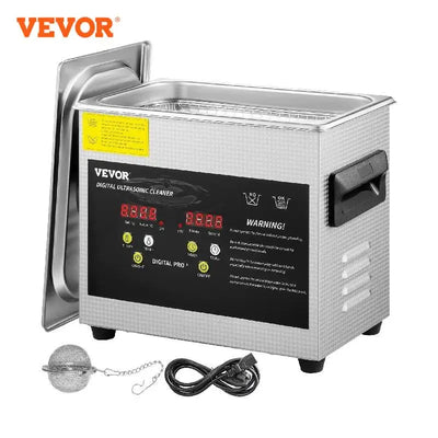 VEVOR 2L 3L 6L 10L 15L Upgraded Ultrasonic Cleaner Lave-Dishes Portable Washing Machine Diswasher Ultrasound Home Appliances