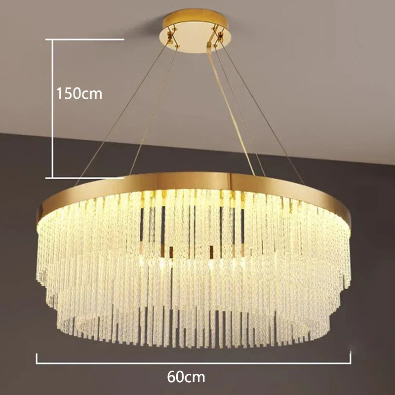 Bronze Industrial LED Chandelier
